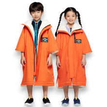 Load image into Gallery viewer, Swim Parka: Barrel Kids All-Round Surfer Coat-ORANGE - BARREL, BARREL HK, Black, Clothing, Fashion