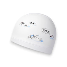 Load image into Gallery viewer, Barrel Kids Animal Sprint Silitex Swim Cap-WHITE - Barrel / White / ON - Swim Caps | BARREL HK