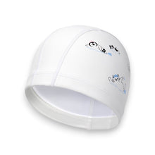 Load image into Gallery viewer, Barrel Kids Animal Sprint Silitex Swim Cap-WHITE - Barrel / White / ON - Swim Caps | BARREL HK