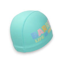 Load image into Gallery viewer, Barrel Kids Crayon Logo Silitex Swim Cap-MINT - Barrel / Mint / ON - Swim Caps | BARREL HK