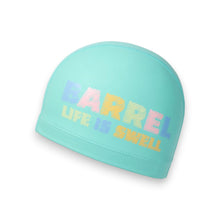 Load image into Gallery viewer, Barrel Kids Crayon Logo Silitex Swim Cap-MINT - Barrel / Mint / ON - Swim Caps | BARREL HK