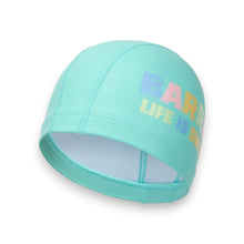 Load image into Gallery viewer, Barrel Kids Crayon Logo Silitex Swim Cap-MINT - Barrel / Mint / ON - Swim Caps | BARREL HK