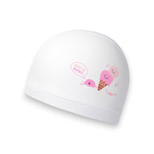 Load image into Gallery viewer, Barrel Kids Double Scoop Silicone Swim Cap-WHITE - Barrel / White / ON - Swim Caps | BARREL HK