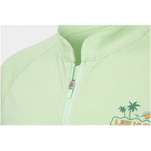 Load image into Gallery viewer, Barrel Kids Essential AW Zip-Up Rashguard-GREEN - Rashguards | BARREL HK