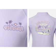 Load image into Gallery viewer, Barrel Kids Essential AW Zip-Up Rashguard-LAVENDAR - Rashguards | BARREL HK