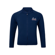 Load image into Gallery viewer, Barrel Kids Essential AW Zip-Up Rashguard-NAVY - Barrel / Navy / 120 - Rashguards | BARREL HK
