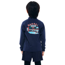 Load image into Gallery viewer, Barrel Kids Essential AW Zip-Up Rashguard-NAVY - Rashguards | BARREL HK