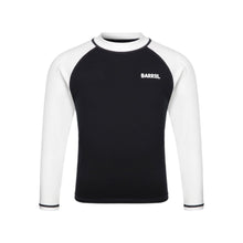Load image into Gallery viewer, Barrel Kids Essential Colorblock Rashguard-BLACK - Barrel / Black / 120 - Rashguards | BARREL HK