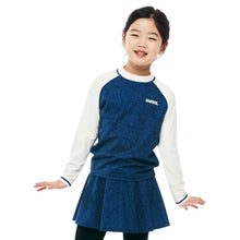 Load image into Gallery viewer, Barrel Kids Essential Colorblock Rashguard-INDIGO - Rashguards | BARREL HK