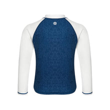 Load image into Gallery viewer, Barrel Kids Essential Colorblock Rashguard-INDIGO - Rashguards | BARREL HK