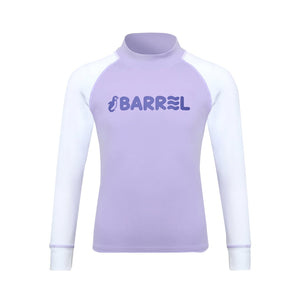 Barrel Kids Essential Rash Guard-LAVENDER - Barrel / Lavender / 130 - Rashguards | BARREL HK