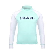 Load image into Gallery viewer, Barrel Kids Essential Rash Guard-MINT - Barrel / Mint / 130 - Rashguards | BARREL HK