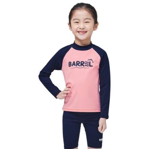 Barrel Kids Essential Rashguard-PINK - Rashguards | BARREL HK