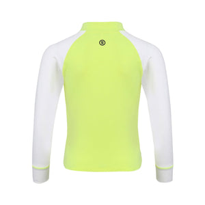 Barrel Kids Essential Zip Up Rash Guard-NEON - Rashguards | BARREL HK