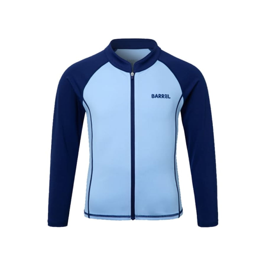 Barrel Kids Essential Zip Up RashGuard-BLUE – Barrel Hong Kong
