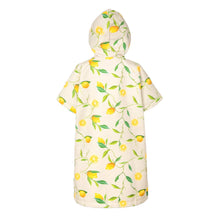 Load image into Gallery viewer, Barrel Kids Lemon Zipup Poncho Towel-YELLOW - Poncho Towels | BARREL HK
