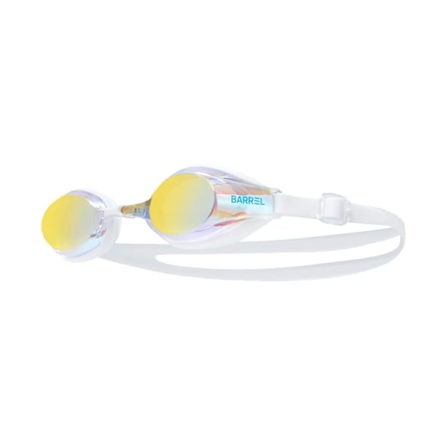 Swim Goggles: Barrel Kids Mirror Swim Goggles-AURORA/WHITE - Barrel / Aurora/White / ON / 2025, Accessories, Aurora/White, BARREL, BARREL