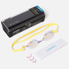 Load image into Gallery viewer, Barrel Kids Mirror Swim Goggles-YELLOW - Barrel / White / ON - Swim Goggles | BARREL HK