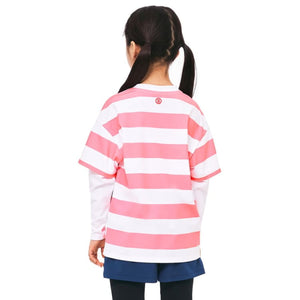 Rashguards: Barrel Kids Nautical S/S Layered Rashguard-ROSE - 2025, BARREL, BARREL HK, BRIV25HKOP02, Clothing