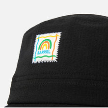 Load image into Gallery viewer, Barrel Kids Rainbow Sunshade Bucket Hat-BLACK - Surf Hat | BARREL HK