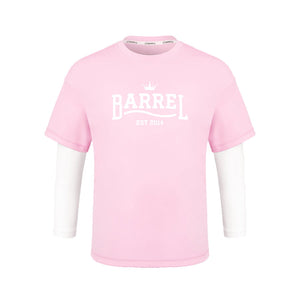 Barrel Kids Romantic Motion Layered Rashguard-PINK - Barrel / Pink / 120 - Rashguards | BARREL HK