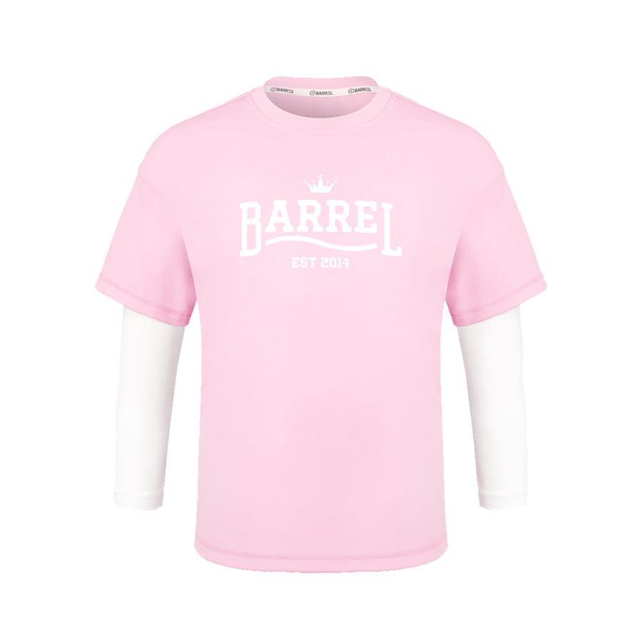 Barrel Kids Romantic Motion Layered Rashguard-PINK - Barrel / Pink / 120 - Rashguards | BARREL HK