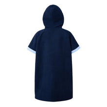 Load image into Gallery viewer, Barrel Kids Solid Zipup Poncho Towel-NAVY - Poncho Towels | BARREL HK