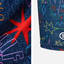 Load image into Gallery viewer, Barrel Kids Summer Sketch Half Leggings-INDIGO - Swim Shorts | BARREL HK