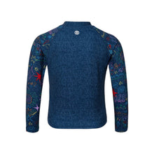 Load image into Gallery viewer, Barrel Kids Summer Sketch Rash Guard-INDIGO - Rashguards | BARREL HK