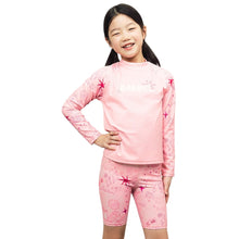 Load image into Gallery viewer, Barrel Kids Summer Sketch Rash Guard-PINK - Rashguards | BARREL HK