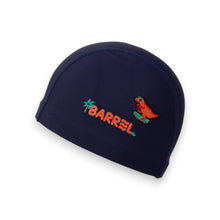 Load image into Gallery viewer, Barrel Kids Surfing Dino Spandex Swim Cap-NAVY - Barrel / Navy / ON - Swim Caps | BARREL HK