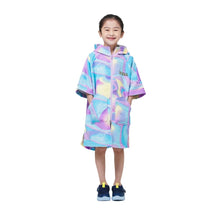 Load image into Gallery viewer, Barrel Kids Swell ZipUp Poncho Towel-COTTON CANDY - Poncho Towels | BARREL HK