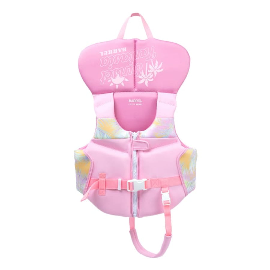 Life Vest / Approved: Barrel Kids Tropical Guard Vest-PINK - Barrel / Pink / S / 2025, BARREL, BARREL HK, BRIV25HKOP03, Fashion