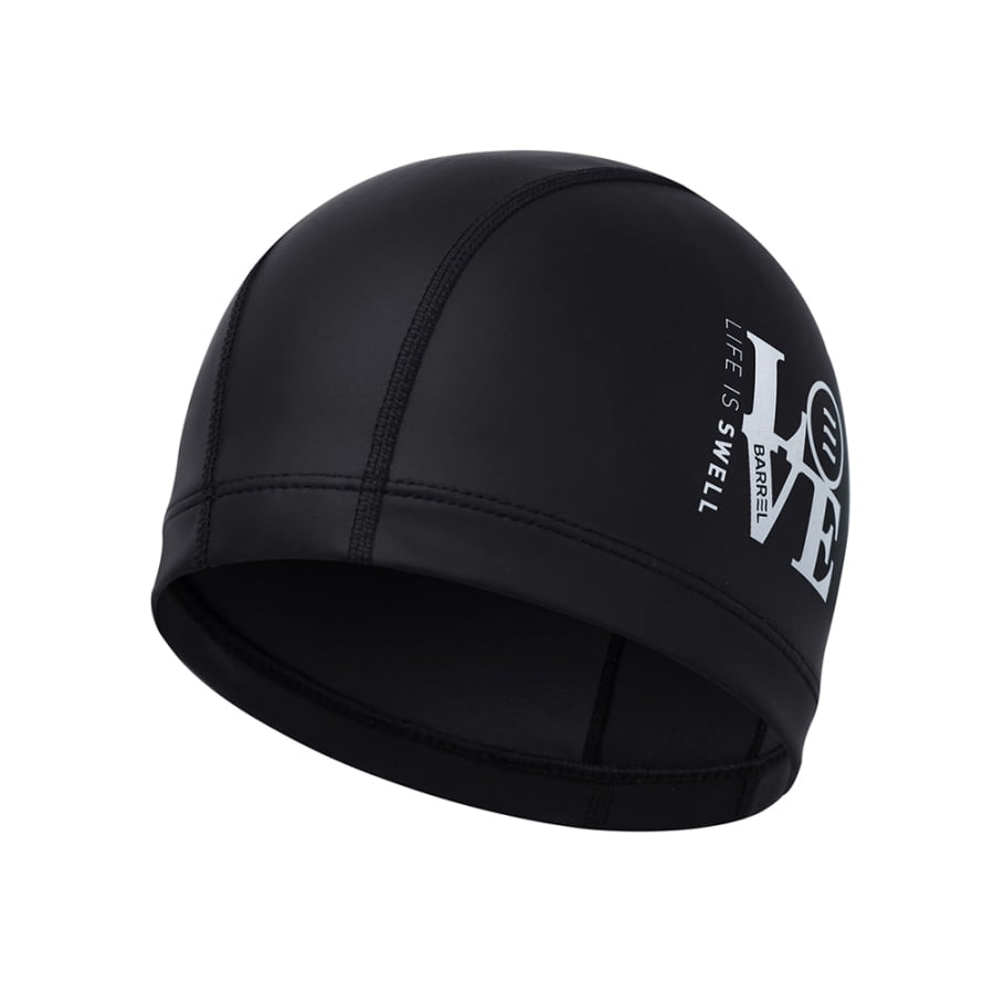 Barrel Love Silicone Coating Swim Cap - BLACK - Barrel / Black / ON - Swim Caps | BARREL HK