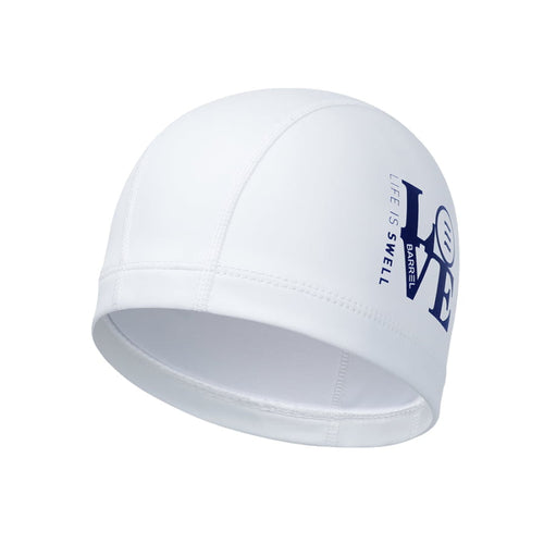 Barrel Love Silicone Coating Swim Cap - WHITE - Barrel / White / ON - Swim Caps | BARREL HK