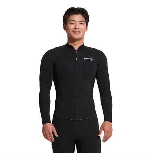 Tops: Barrel Men Active 2MM Neoprene Jacket-BLACK - BARREL, BARREL HK, Black, BRIV24HKOPT03, Fashion | B4SMWNP101BLK095