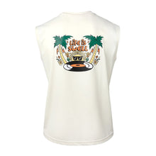 Load image into Gallery viewer, Barrel Men Artwork Loose Fit Rash Tank-IVORY - Rashguards | BARREL HK
