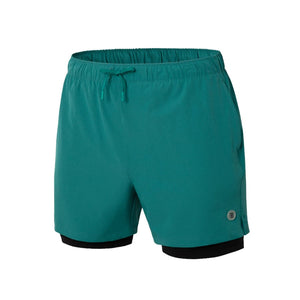 Barrel Men Essential Half Leggings Shorts-GREEN - Boardshorts | BARREL HK