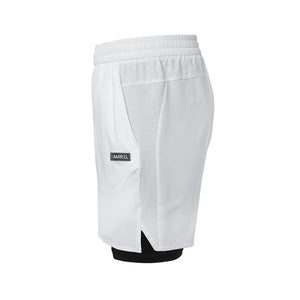 Barrel Men Essential Half Leggings Shorts-WHITE - Boardshorts | BARREL HK