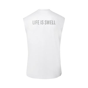 Rashguards: Barrel Men Essential Relax Fit Rash Tank-WHITE - 2025, BARREL, BARREL HK, BRIV25HKOP01, Clothing