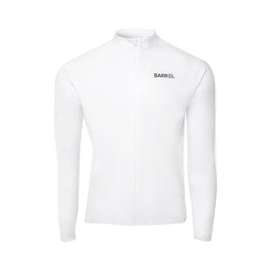 Rashguards: Barrel Men Essential Relax Fit Zip Up Rashguard-WHITE - Barrel / White / M (095) / 2025, BARREL, BARREL HK, BRIV25HKOP01,