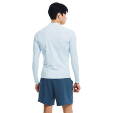 Load image into Gallery viewer, Barrel Men Essential Zip-Up Rashguard-BLUE - Rashguards | BARREL HK