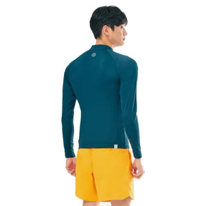 Rashguards: Barrel Men Essential Zip Up Rashguard-GREEN - 2025, BARREL, BARREL HK, BRIV25HKOP01, Clothing