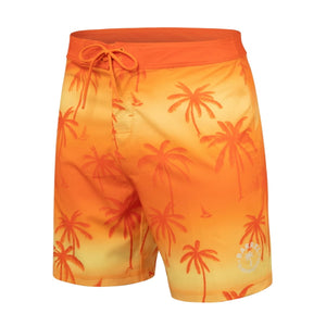 Barrel Men Sunset Palm Tree Board Shorts-ORANGE - Boardshorts | BARREL HK