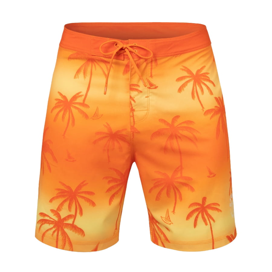 Barrel Men Sunset Palm Tree Board Shorts-ORANGE – Barrel Hong Kong
