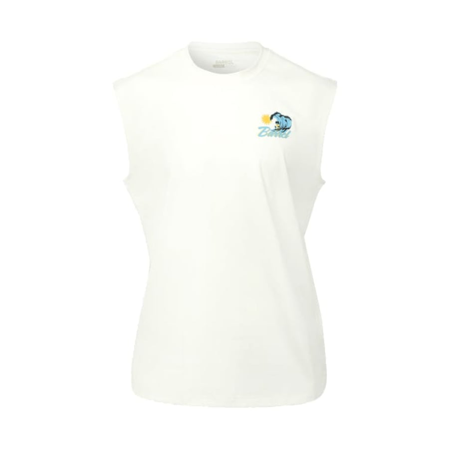 Rashguards: Barrel Men Tropical Sleeveless Rashguard-IVORY - Barrel / Ivory / M (95) / 2025, BARREL, BARREL HK, BRIV25HKOP02, Clothing