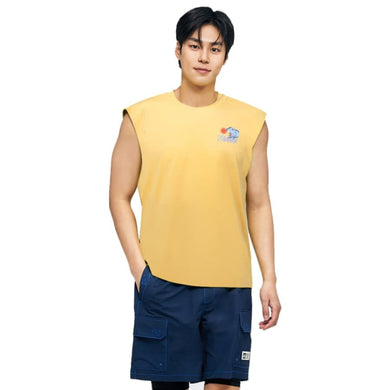 Rashguards: Barrel Men Tropical Sleeveless Rashguard-MANGO - 2025, BARREL, BARREL HK, BRIV25HKOP02, Clothing