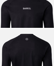 Load image into Gallery viewer, Barrel Mens Essential RelaxFit Rashguard-BLACK - Rashguards | BARREL HK