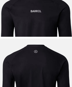 Barrel Mens Essential RelaxFit Rashguard-BLACK - Rashguards | BARREL HK