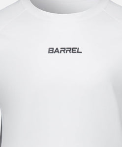 Barrel Mens Motion RelaxFit Rashguard-WHITE - Rashguards | BARREL HK